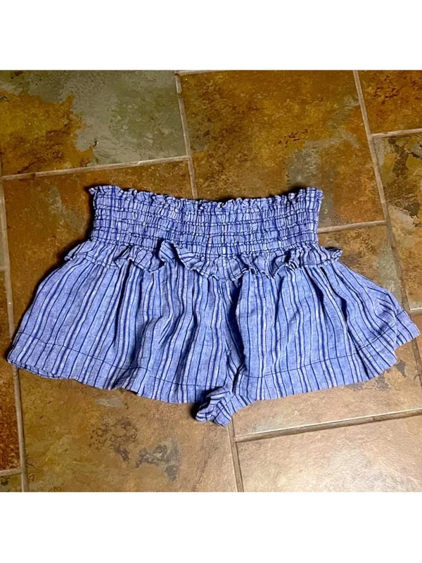 Urban outfitters Kimchi Blue Aria High-Rise Linen Micro Short - Image 4
