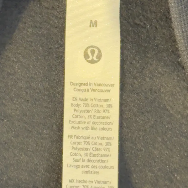 489 | NWT Lululemon Scuba High Rise Mini Skirt Black Soft Fleece‎ M - Image 7