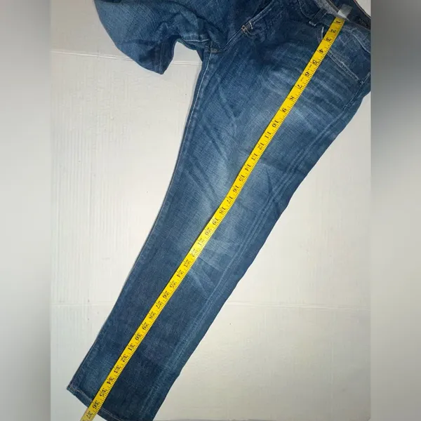 Lucky Brand Denim Blue Jeans Women’s Size 14/32 Sienna Cigarette‎ Mid Rise - Image 7