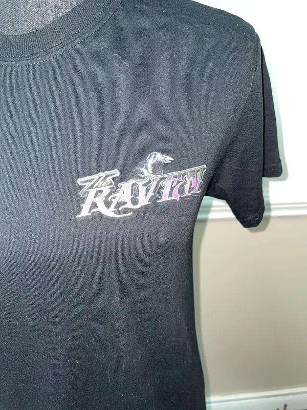 Gildan The Raven Car Black Short Sleeve Tee Shirt Size Small - Image 2