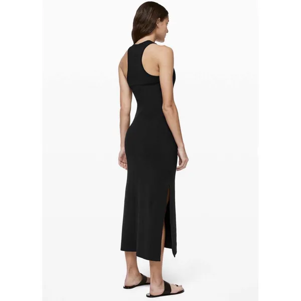 Lululemon Get Going Dress Black Size‎ 10 W1BYPS Racerback Casual Resort Vacation - Image 2