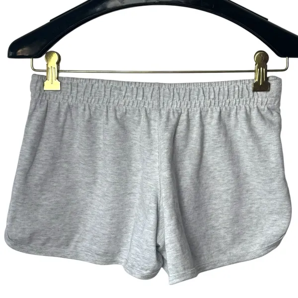 NEW Brandy Melville Light Heather Grey Sweat Shorts‎ Pajama Cozy Athletic XXS - Image 5