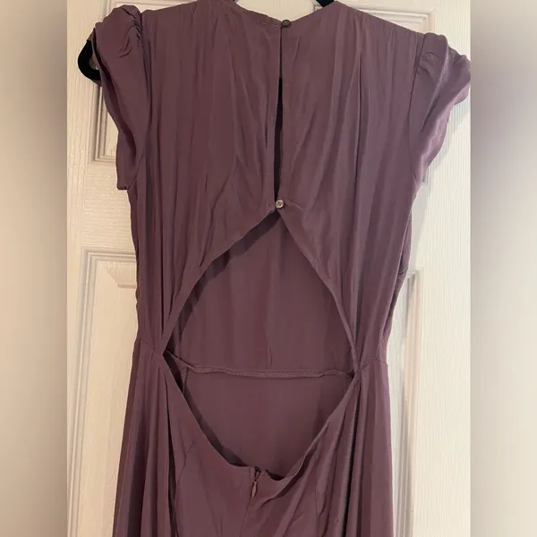 New Olivaceous Plum back cutout maxi dress - Image 2