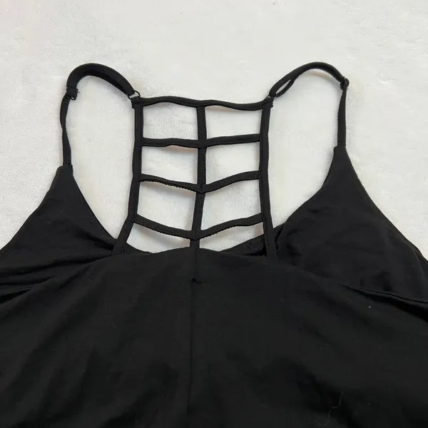 NEW Nicole Miller Sleeveless Strappy Ladder Back Maxi Dress Size S Hi Low Hem - Image 10