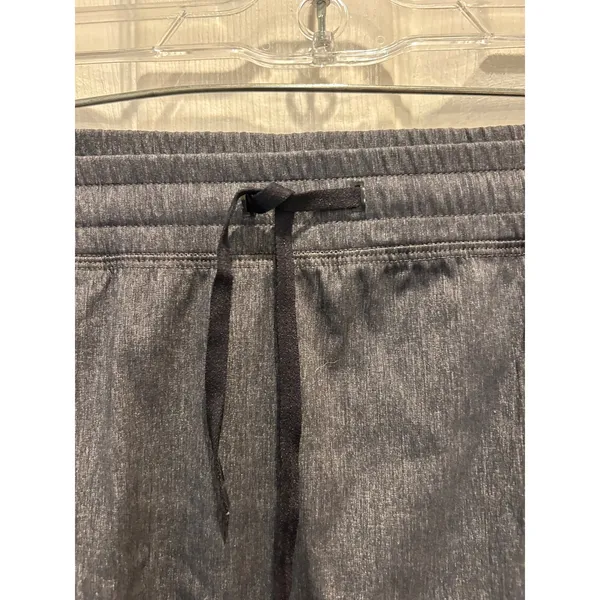 Lucy Womens Gray‎ Heather Active Skirt Large Pockets Drawstring Athletic Tennis Gray - Image 3