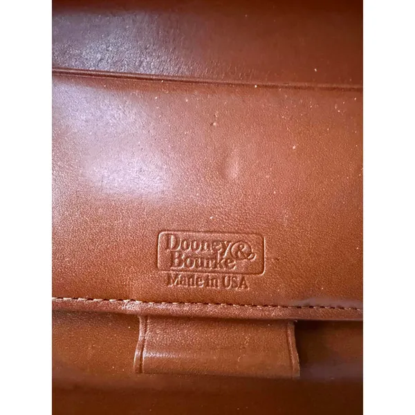 Dooney & Bourke Tan & Brown Leather Wallet - Image 7