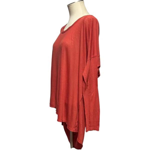 We The Free Free People Never Give Up Top Rust Red Orange XS/S - Image 3