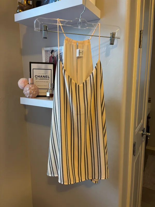 Express Yellow Striped Tank top - Image 5