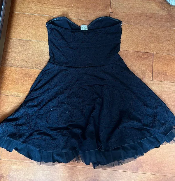 Free People Strapless lace sequin detail dress - Image 4