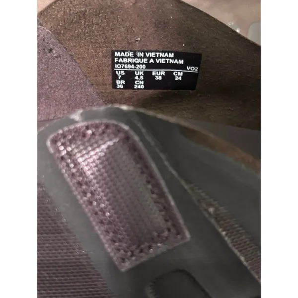 Nike X Skims Air Rift Mesh Shoes Velvet Brown US 7 In Bag - Image 8