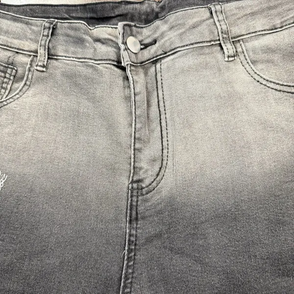 Faded Black Jeans Stars Ombre style Stars festival Party Statement Celestial fun - Image 10