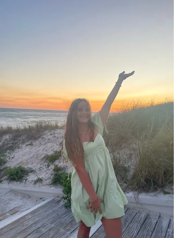 These Three Boutique Green Dress - Image 2