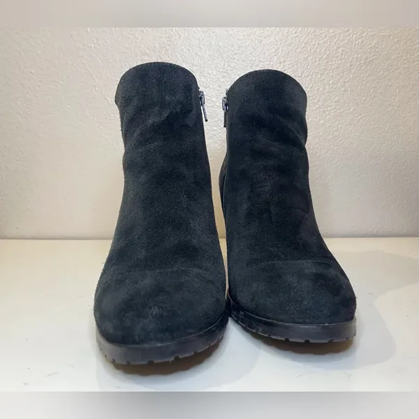Paul Green Women’s Black Heeled Ankle‎ Boots Sleek Design Size 9 - Image 6