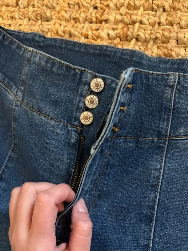 70’s Flare Jeans Blue Size 12 - Image 3