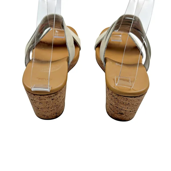 Teva Arrabelle Leather Cork Wedge Strappy Sandal - Image 2