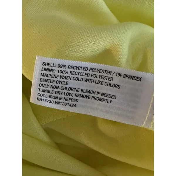Wild Fable Dress Mini Tank Ruffled Yellow Floral Size Medium Romantic Garden - Image 4