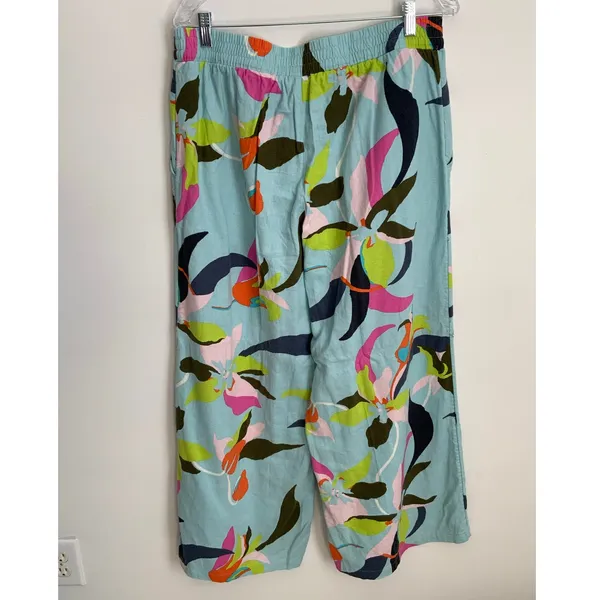 A New Day‎ Linen Blend Wide leg Ankle pants size large - Image 4