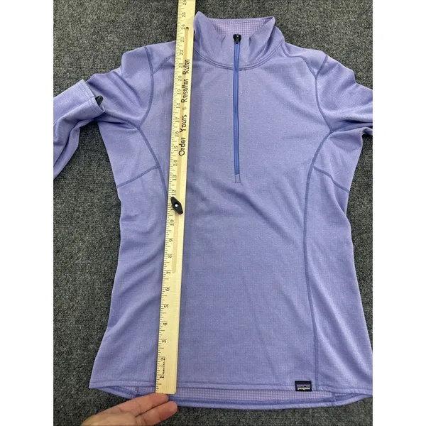 Patagonia Capilene Midweight 1/4 Zip Women’s XS Purple Baselayer Pullover - Image 6