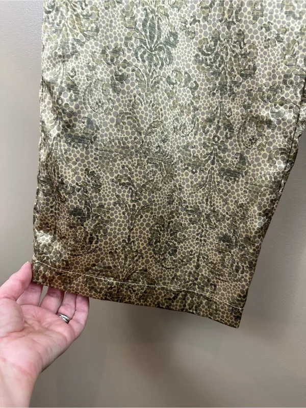 Vintage 2000 Y2K Victorias Secret Leopard Print Floral Lace Satin Pajama Set M - Image 12