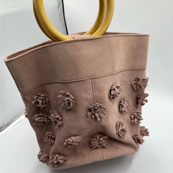 Anthropologie Alana Pommed Bucket Bag - Image 5