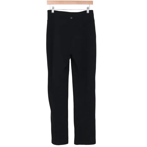 prAna Pants Womens Medium Wide Leg Black Yoga Stretch Sustainable Excellent - Image 5