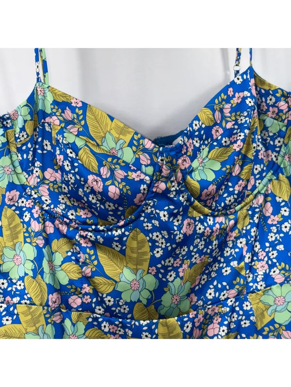 ASTR The Label Blue Floral Bustier Maxi Dress XL - Image 6