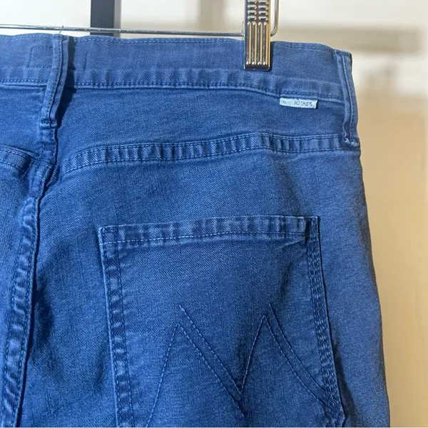 MOTHER The Breaker Crop‎ Jeans Eclipse Wash Blue Denim Size 28 (US 6) - Image 7