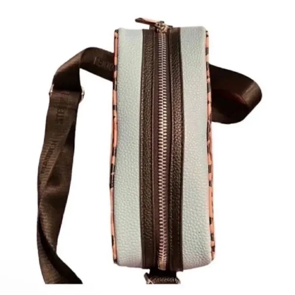 Steve Madden Color-block Pink & Brown Crossbody Bag - Image 7