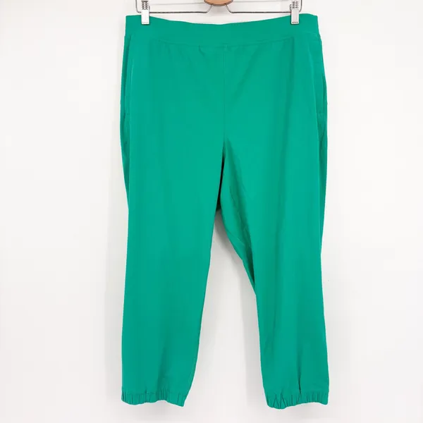 Lululemon Womens Adapted State‎ High Rise Cropped Jogger Kelly Green Size 14 - Image 3
