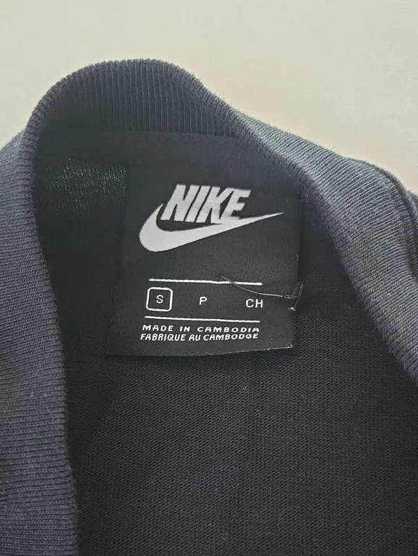 Nike BlackSportwear Swoosh Crewneck Dress with White Swoosh Text Size S - Image 6