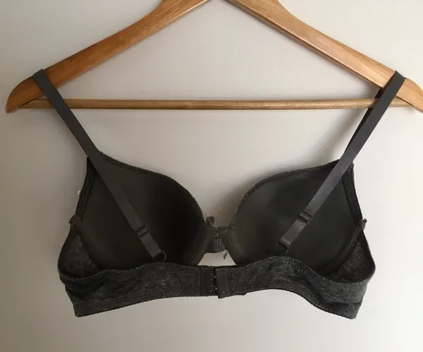 Lace Bra, 34C Gray Size 34 C - Image 2
