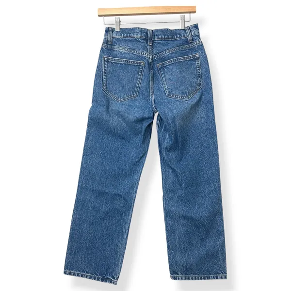 Reformation Cary/Val 90s High Rise Jeans Cotton Blue Wash Classic Womens‎ 24 - Image 3