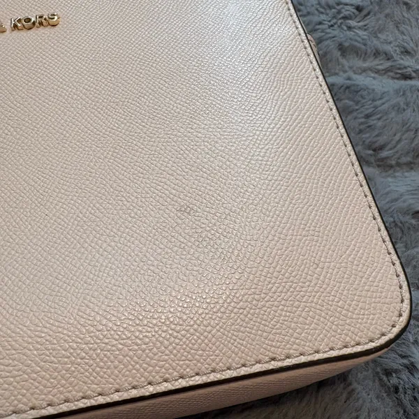 Michael Kors Baby Pink Saffiano Leather Crossbody Bag + Zip Wallet Set - Image 7