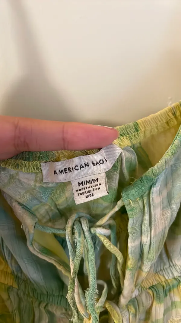 American Eagle Tie Front Cami - Image 4