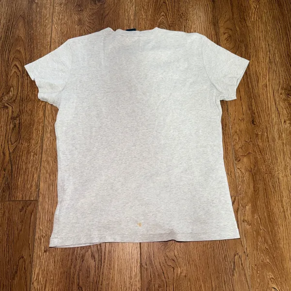 Y2K Ralph‎ Lauren Sport Womens Gray Heather 100% Cotton Crew Neck T-Shirt Size L - Image 6