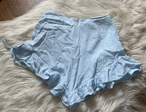 PRINCESS POLLY Herring Shorts In Powder Blue - Image 5