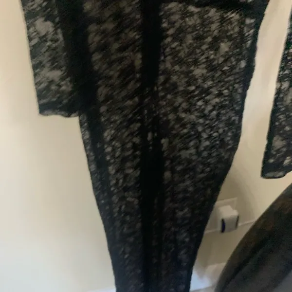 Lace catsuit Black Size M - Image 4