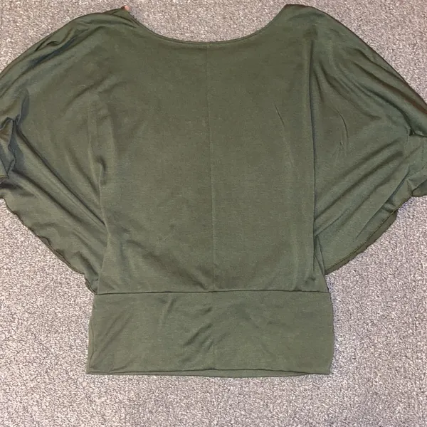 Green and Gold Rhinestone Top - Image 5