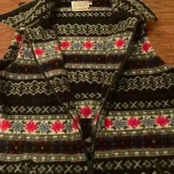 VINTAGE Cambridge Dry Goods Malden Mills Women’s MEDIUM Polar Fleece Sweater - Image 8