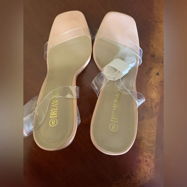 Clear heels Size 8 - Image 2