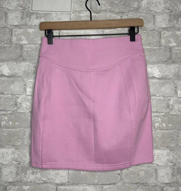 Lululemon Scuba High Rise Mini Skirt NWT Size Small (VITP) Pink LW8ALSS - Image 3