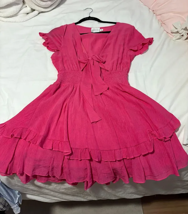 Hello Molly Hot Pink Dress - Image 2