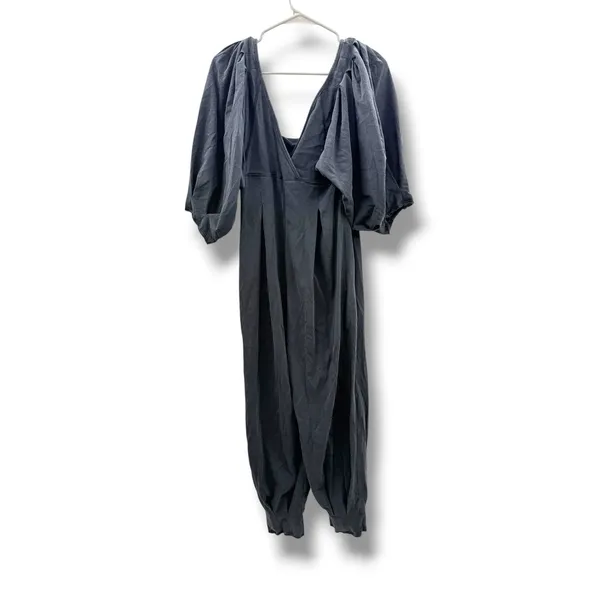 Free People Lotta Love Jumpsuit Womens XS Gray Harem‎ Boho Lounge - Image 4