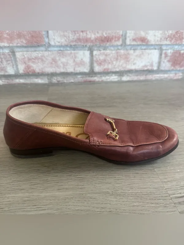Sam Edelman Lorraine Brown Horse Bit Loafers Women’s 6 Leather Heritage Academia - Image 6