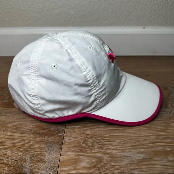 Puma White Pink Performance Athletic Lightweight Women's Cap, OS - Image 4