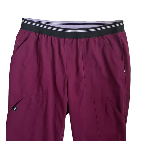 Beyond Scrubs Women Scrub Pants MP Maroon‎ Medical Uniform Nurse Workwear Dental - Image 11