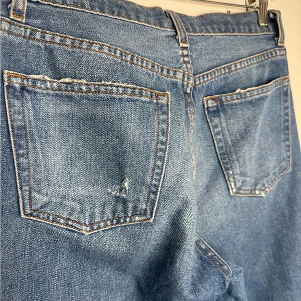 Reformation Denim Julia High Waist Distressed Jeans in Bryce Wash - Image 6