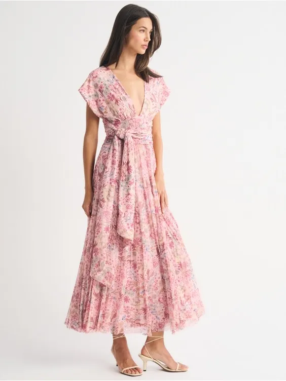 Abercrombie & Fitch A&F Giselle 5-in-1 Convertible Maxi Dress XLT Tall - Image 7