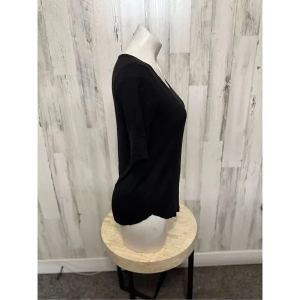 H&M basic black top - Image 3