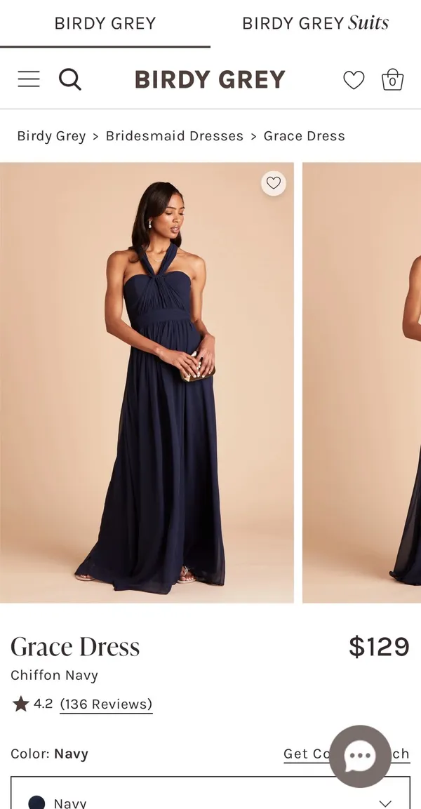 Birdy Grey Grace Chiffon Maxi Dress - Image 3